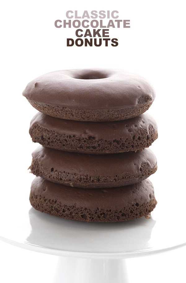 Classic Chocolate Cake Donuts