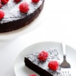 3-Ingredient Flourless Chocolate Cake